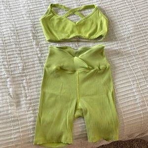 Year of Ours Bike Short Set